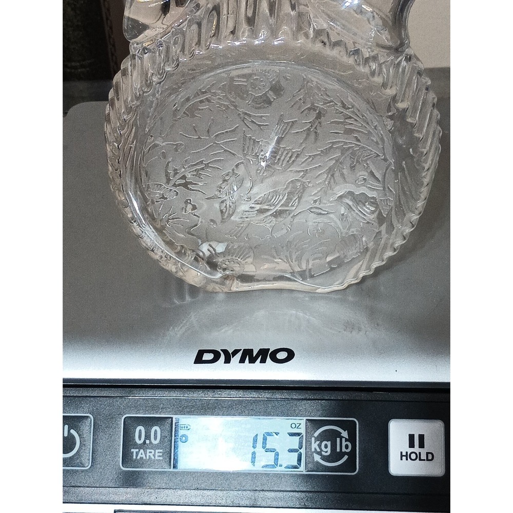 VTG Paden City Etched Spring Orchard and Birds Tilt Cordial Decanter w/Stopper - Picture 14 of 14